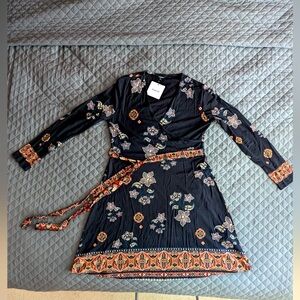 Desigual Faux Wrap Dress XL